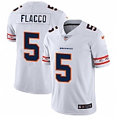 Nike Broncos 5 Joe Flacco White Team Logos Fashion Vapor Limited Jersey Dyin,baseball caps,new era cap wholesale,wholesale hats